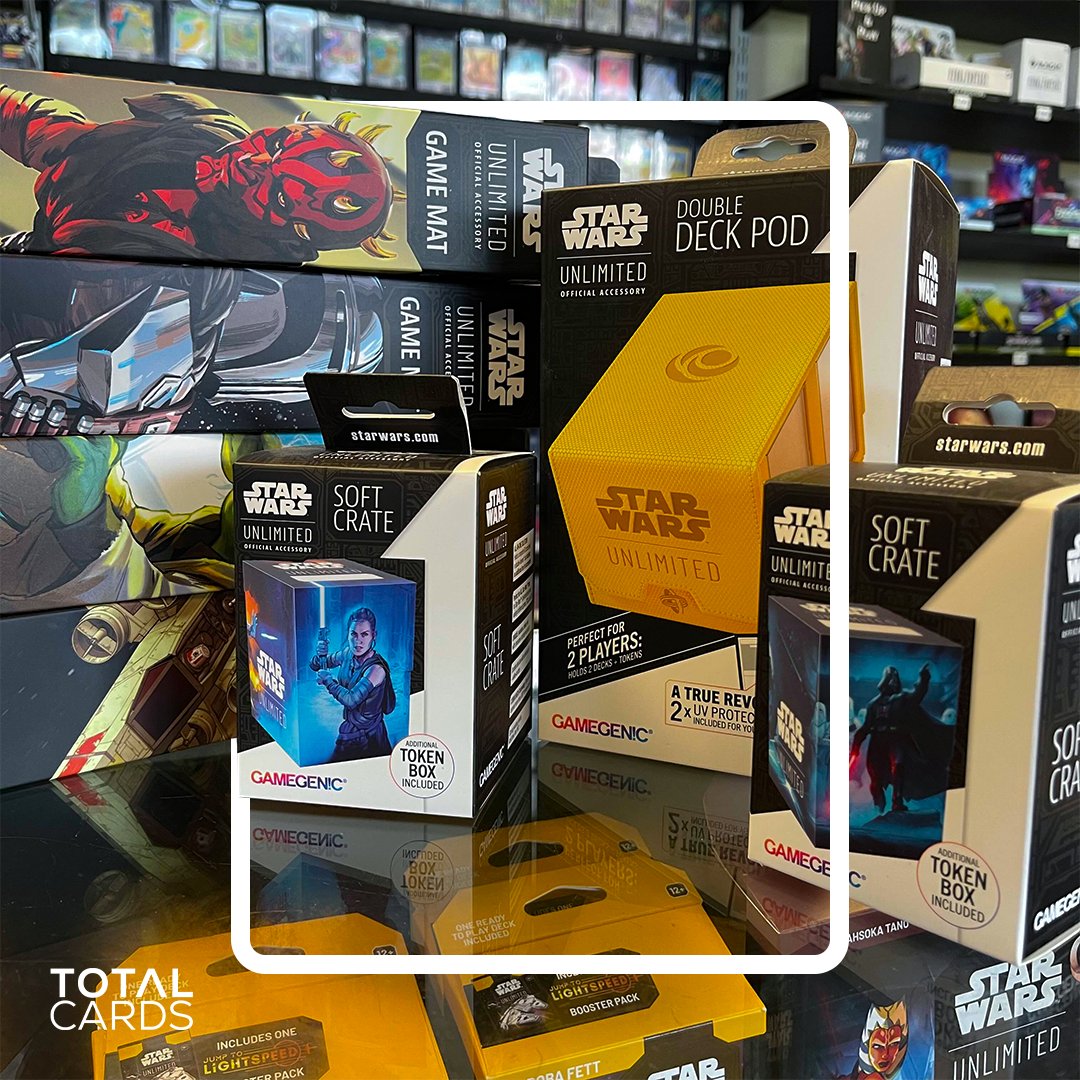 Accessorise your deck in style with these Star Wars Unlimited TCG accessories. No need to play Star Wars Unlimited, just need to be a fan of Star Wars to rep the coolest gear around courtesy of Gamegenic. #StarWars #StarWarsUnlimited

totalcards.net/collections/st…