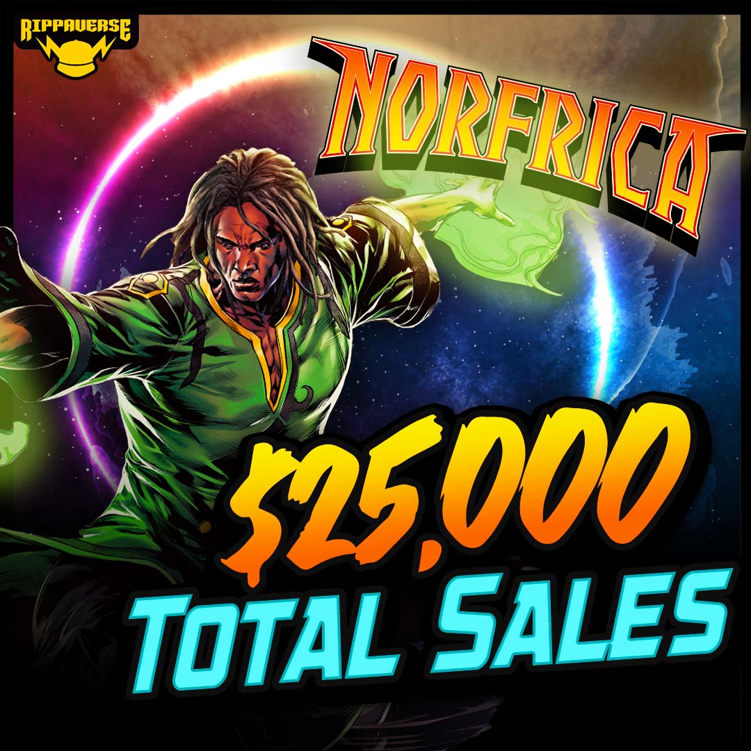 The Norfrica: Glorious Death pre-order collection is off to a roaring start and is already over $25,000 in total sales! THANK YOU! rippaverse.com/collections/no…