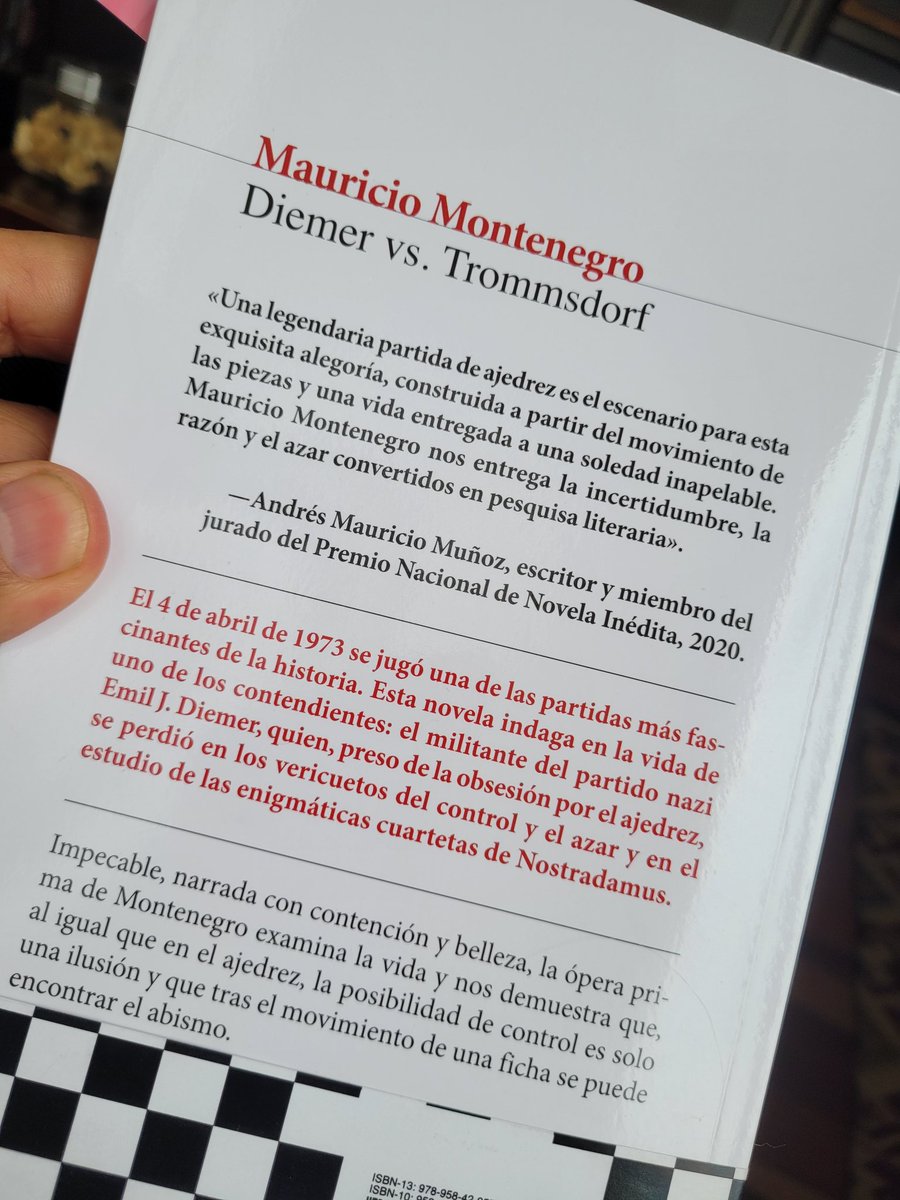 FI Cesar Monroy♟ (@chessartmonroy) on Twitter photo Premio Nacional de Novela inédita ministerio de Cultura de Colombia 2020. <a href="/mazuagah/">Manuel Azuaga</a> #ajedrez #Novela Premio Nacional de Novela inédita ministerio de Cultura de Colombia 2020. <a href="/mazuagah/">Manuel Azuaga</a> #ajedrez #Novela