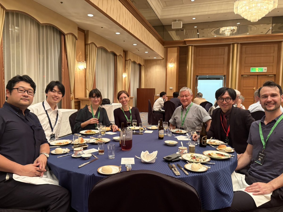 Takashi Tsuchiya (@takashitsuchiy8) on Twitter photo It was an exciting experience for me to host #Neuronics25 with Sabina, Chu-Chen, and Jung-yao. I would like to thank all participants for the great lectures and discussions! I’m posting some photos from the social dinner.
<a href="/IliaValov/">Ilia Valov</a> - <a href="/hxtanaka/">田中啓文 HirofumiTanaka</a> It was an exciting experience for me to host #Neuronics25 with Sabina, Chu-Chen, and Jung-yao. I would like to thank all participants for the great lectures and discussions! I’m posting some photos from the social dinner.
<a href="/IliaValov/">Ilia Valov</a> - <a href="/hxtanaka/">田中啓文 HirofumiTanaka</a>
