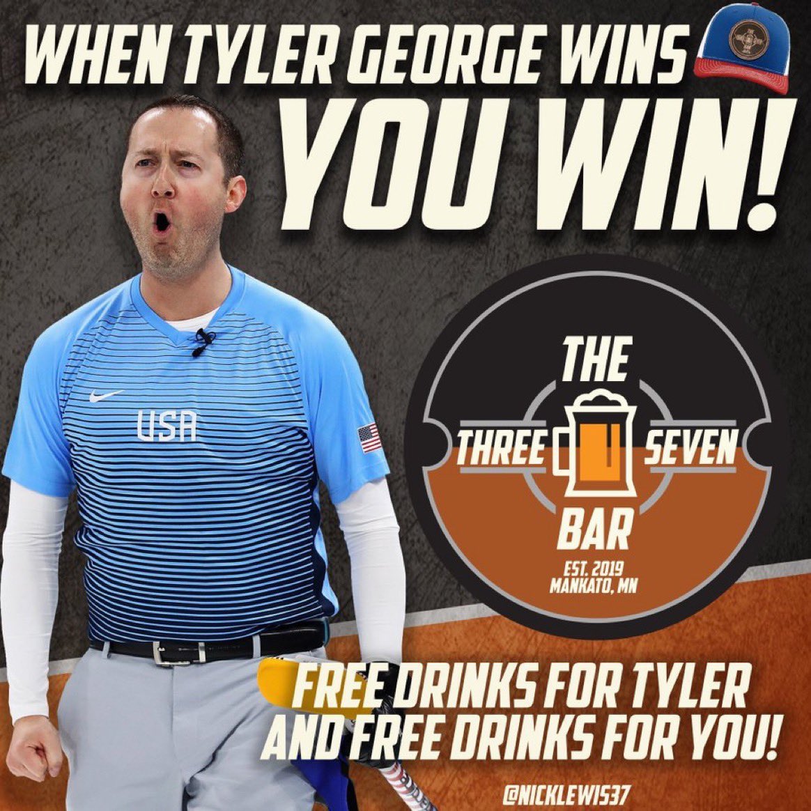 When <a href="/tylertgeorge/">Tyler George</a> plays <a href="/InitialsGame/">The Initials Game</a>, Tyler George wins the Initials Game. It’s science. 

And when Tyler George wins Initials, EVERYONE DRINKS FREE! 

Blantons? beer? Both at the same time?! 

See you soon. 

🍻 🍻 🍻