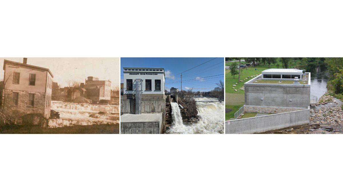 Happy Waterpower Day! Waterpower is Ontario's original renewable resource providing affordable, reliable and sustainable energy for generations. Almonte has had its own hydroelectric generation since 1890. Visit mississippiriverpower.com for more information. #WaterpowerDay