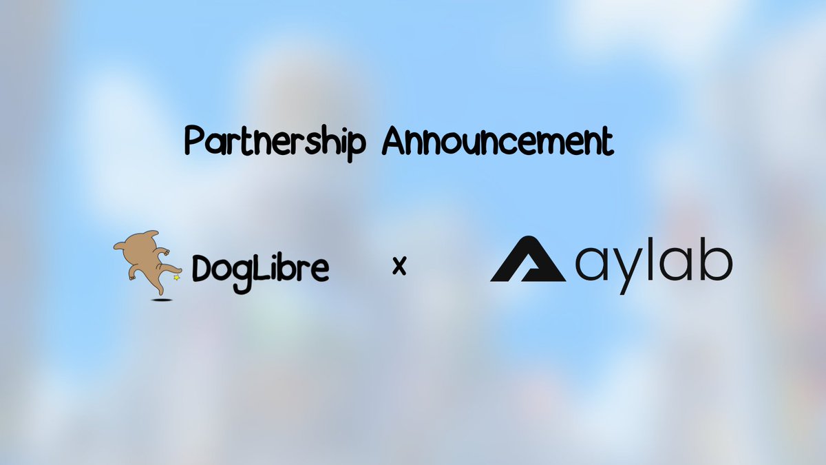 Partnership Announcement 🤝

We’re teaming up with one of Web3’s biggest growth engines to scale our mission — not just to the moon, but to every dog park in the metaverse. 🐾

<a href="/Aylab_io/">Aylab</a> brings:
🔹 250M+ ad impressions
🔹 ATL: Web3’s version of Google Ads
🔹 Growth for giants