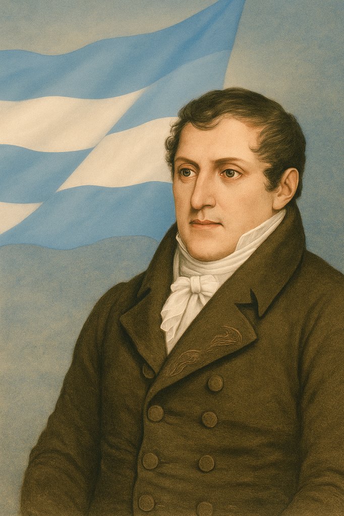 🇦🇷 A 205 años de su fallecimiento, honramos la memoria del General Manuel Belgrano, creador de la Bandera Argentina, prócer de la libertad y ejemplo de entrega a la Patria.
#20dejuniodiadelabandera #DíaDeLaBandera
