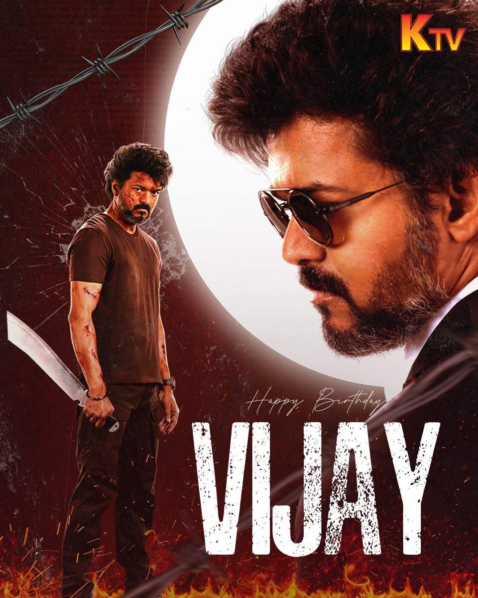 Wishing the man of style, swag &amp; screen presence – Happy Birthday Thalapathy Vijay!

#KTV #SocialKondattam #HBDVijay #HappyBirthdayVijay <a href="/actorvijay/">Vijay</a>