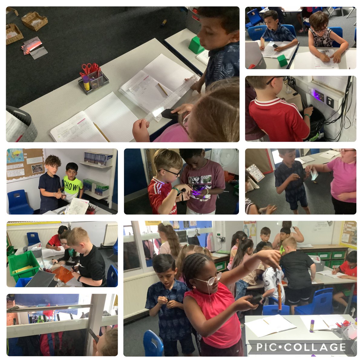 Today in science, Year 3 became young physicists! They explored which materials are reflective and investigated how to change the direction of light. Amazing curiosity and teamwork on display. Well done Year 3 🔬✨.