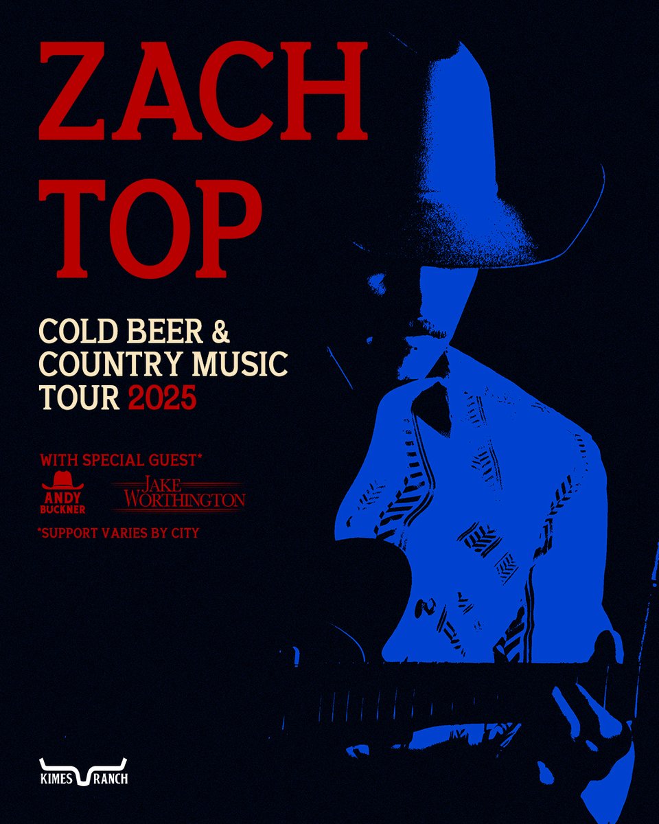 aeg_gt's tweet image. Just announced! Zach Top’s Cold Beer &amp; Country Music Tour is coming to a city near you. Tickets are on sale next Friday at 10am local! zachtop.com