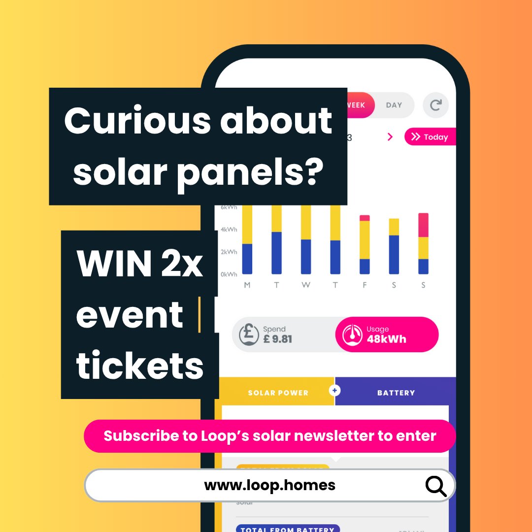 Our solar newsletter brings you all the info you need on how solar panels could work for you - and this month, it could also land you 2X tickets to a Utilita Arena show 🎤 Sign up here to enter the prize draw: hubs.ly/Q03sqpjf0 🎟️ Ends 26 June.