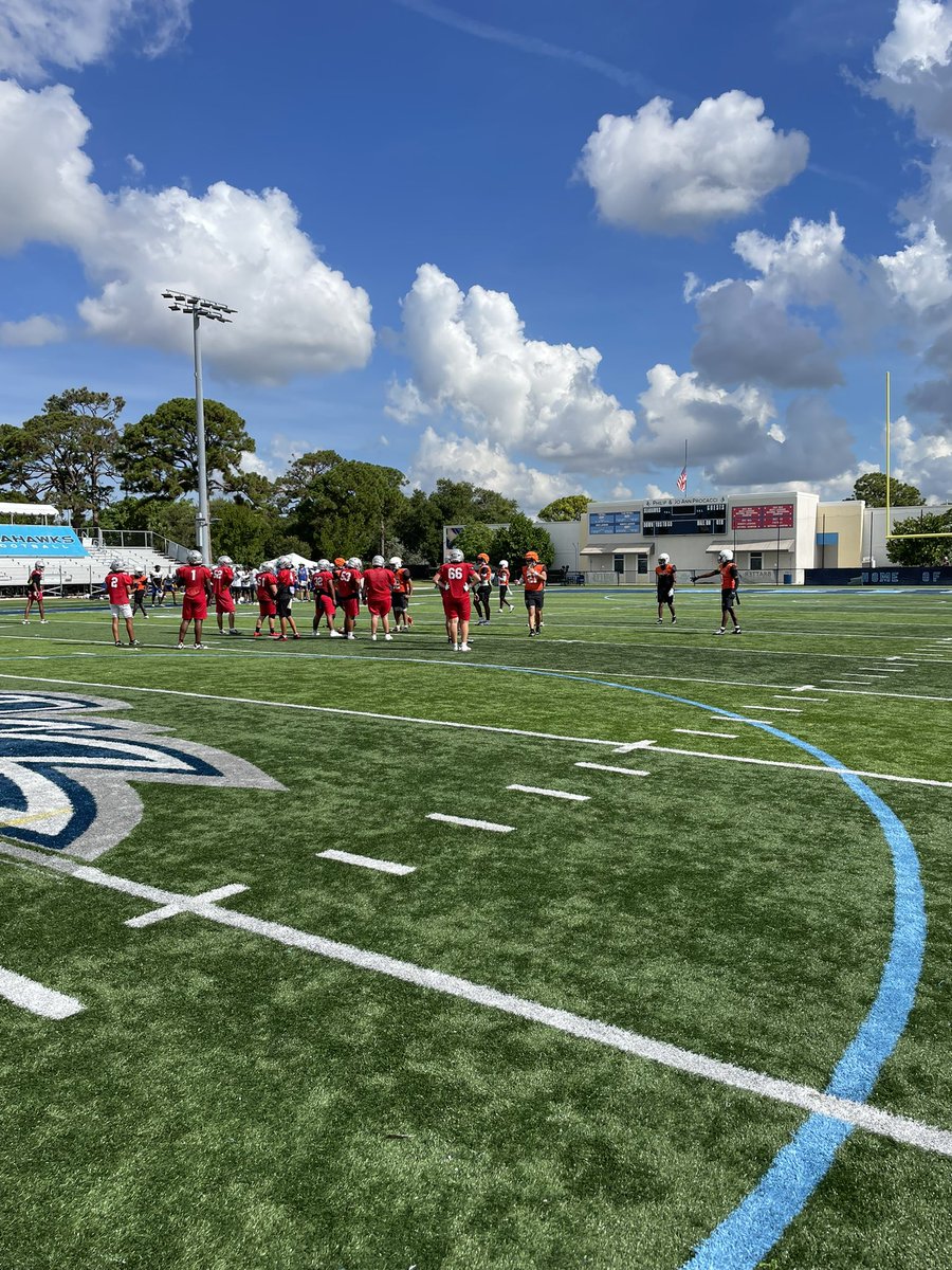 KeiserFootball's tweet image. Morning ☀️ practice number 3️⃣ of Team Camp. #GRIT #SeahawkFast🦅💨