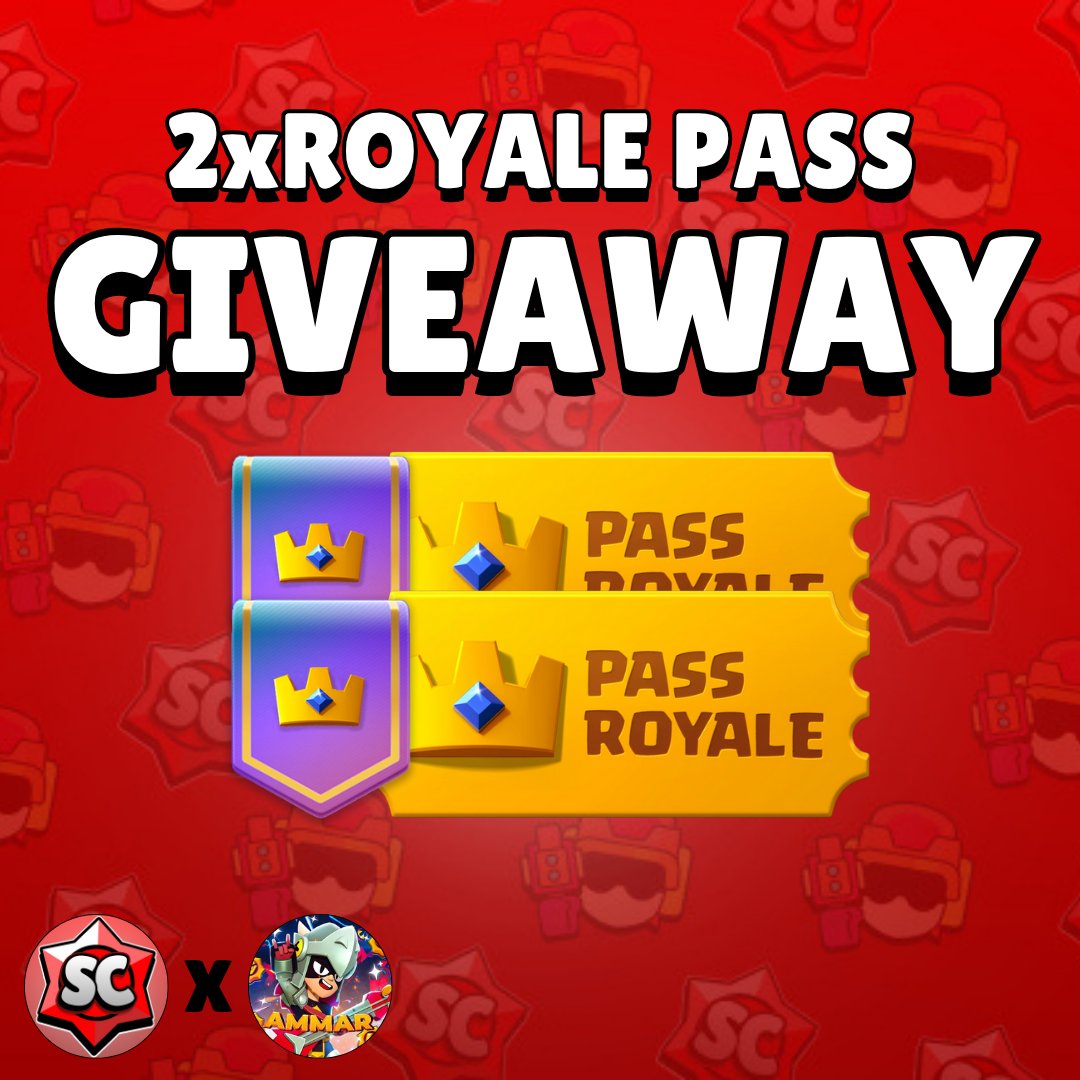Brawl Stars Scammers Chaser (@scammerschaser) on Twitter photo 🥳 𝗚𝗜𝗩𝗘𝗔𝗪𝗔𝗬 🥳
💎 ×2 Diamond Pass
To Enter:
- Like ❤️ + Retweet ♻️
- Follow 🥰
<a href="/ScammersChaser/">Brawl Stars Scammers Chaser</a>
<a href="/fkd_ammar/">Muhammad Ammar</a>
- Tag a friend @
Good Luck, Winners will be picked on Sunday 🔥
#ClashRoyale 🥳 𝗚𝗜𝗩𝗘𝗔𝗪𝗔𝗬 🥳
💎 ×2 Diamond Pass
To Enter:
- Like ❤️ + Retweet ♻️
- Follow 🥰
<a href="/ScammersChaser/">Brawl Stars Scammers Chaser</a>
<a href="/fkd_ammar/">Muhammad Ammar</a>
- Tag a friend @
Good Luck, Winners will be picked on Sunday 🔥
#ClashRoyale