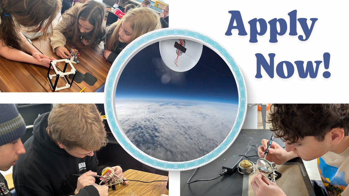 🌟 Calling all rural educators! 

Infinite Sky STEM is now accepting applications for its next cohort! Bring hands-on space industry experiences to your rural classroom.

Apply now: ruraltechfund.org/infinitesky/ 🚀