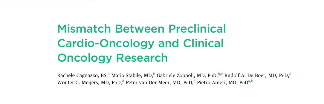 Massimiliano Camilli (@massimi78530343) on Twitter photo Simultaneous Pub at #ESCardioOnco2025: Mismatch between preclinical Cardio-Oncology and Clinical Oncology 🙏🏻 A critical call to action for the scientific community to strengthen the connections between preclinical and clinical research <a href="/slumberbell/">Novi Yanti Sari</a> <a href="/Dr_Mike_Fradley/">Mike Fradley, MD</a> #JACCardioOnc Simultaneous Pub at #ESCardioOnco2025: Mismatch between preclinical Cardio-Oncology and Clinical Oncology 🙏🏻 A critical call to action for the scientific community to strengthen the connections between preclinical and clinical research <a href="/slumberbell/">Novi Yanti Sari</a> <a href="/Dr_Mike_Fradley/">Mike Fradley, MD</a> #JACCardioOnc