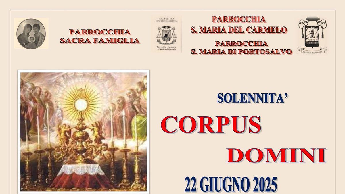 RANER1983: Programma "Solennità del Corpus Domini" (Santa Ter... raner1983.blogspot.com/2025/06/progra…
