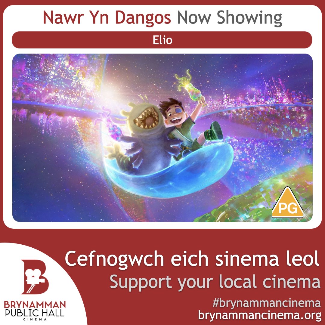 Dydd Sul / Sunday

Screen 1
#Elio (PG) 1pm, 4pm
#28YearsLater (15) 7pm

Screen 2
#HowToTrainYourDragon (PG) 3:30pm, 7:30pm

brynammancinema.org