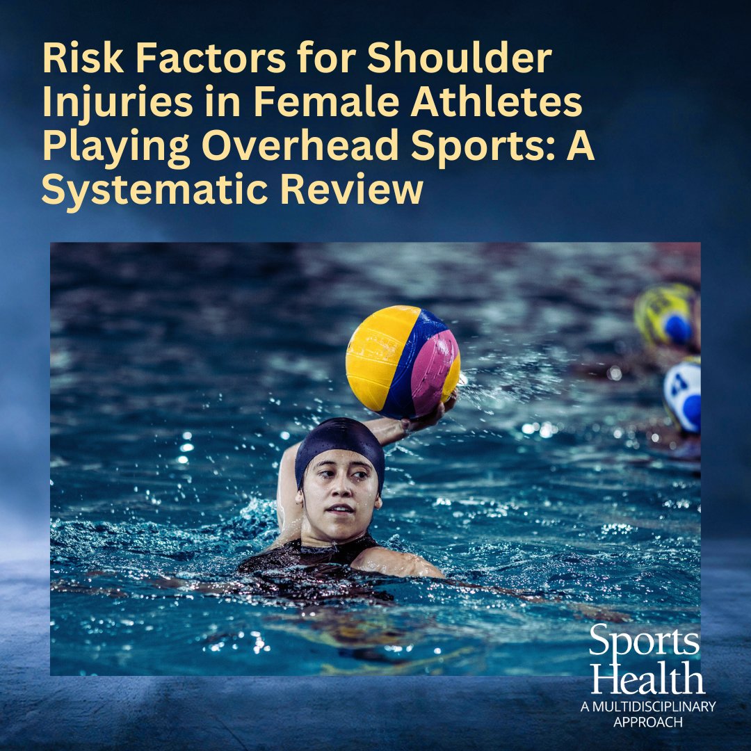 AOSSM Journals (@aossmjournals) on Twitter photo This systematic review demonstrates important risk factors for #shoulder injuries in #femaleathletes associated with playing overhead sports, including volleyball, softball, swimming, gymnastics, tennis, water polo, and basketball.
ow.ly/AKAc50W1OXG
<a href="/marykmulcaheymd/">Mary Mulcahey</a> This systematic review demonstrates important risk factors for #shoulder injuries in #femaleathletes associated with playing overhead sports, including volleyball, softball, swimming, gymnastics, tennis, water polo, and basketball.
ow.ly/AKAc50W1OXG
<a href="/marykmulcaheymd/">Mary Mulcahey</a>