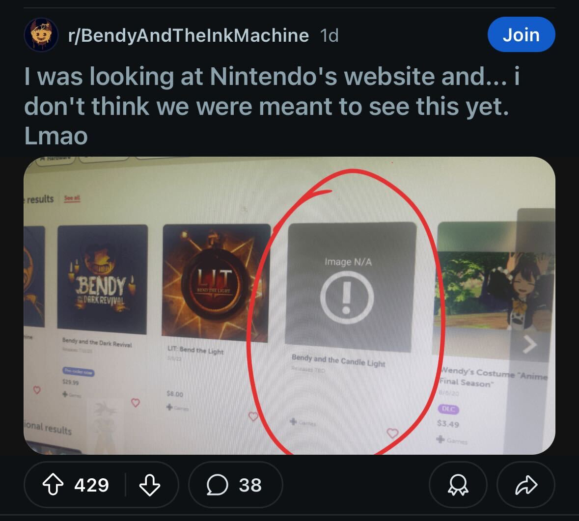 Bendy rumors. Bendy rumors everywhere.