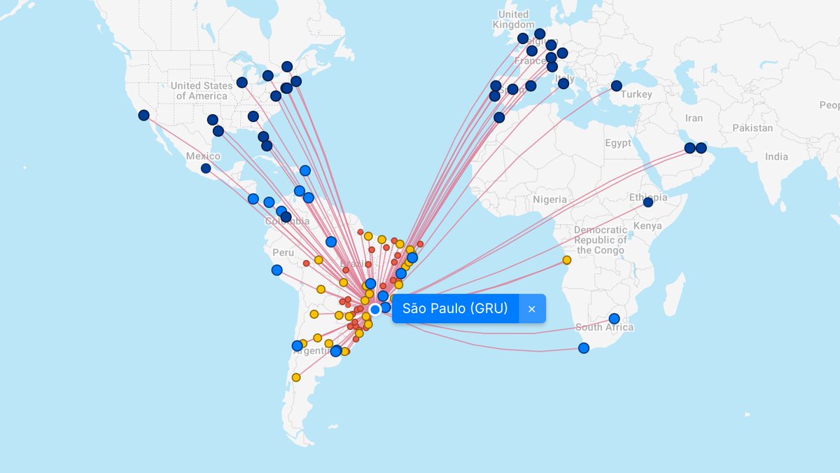 cryptochica_arg's tweet image. Come to @ethlatam São Paulo 2025 🇧🇷
The stopover before @EFDevcon Buenos Aires
This is your reminder that GRU airport has direct flights to 30+ countries.