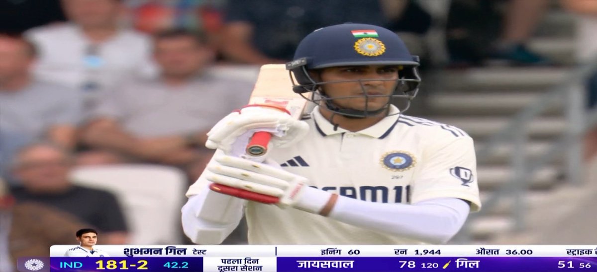Fantastic fifty for captain gill🔥🔥💙💙