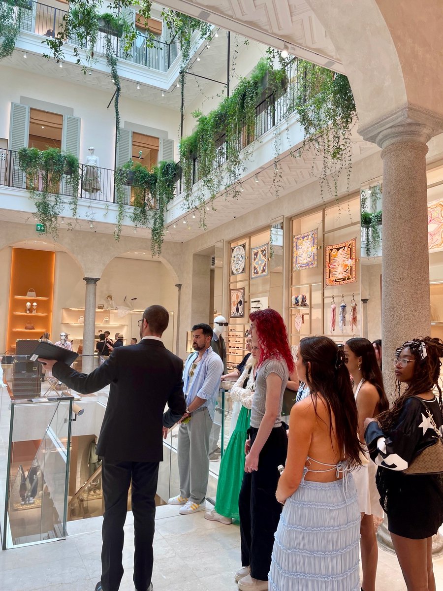 Gucci ✅ 
Louis Vuitton ✅ 
Fashion school Istituto Marangon ✅ 
Armani/Silos Museum ✅ 

Students and Dr. Marina Alexander and Jesus Nieves represented #TheHHPExperience for an unforgettable fashion merchandising European trip to Prague and Milan!