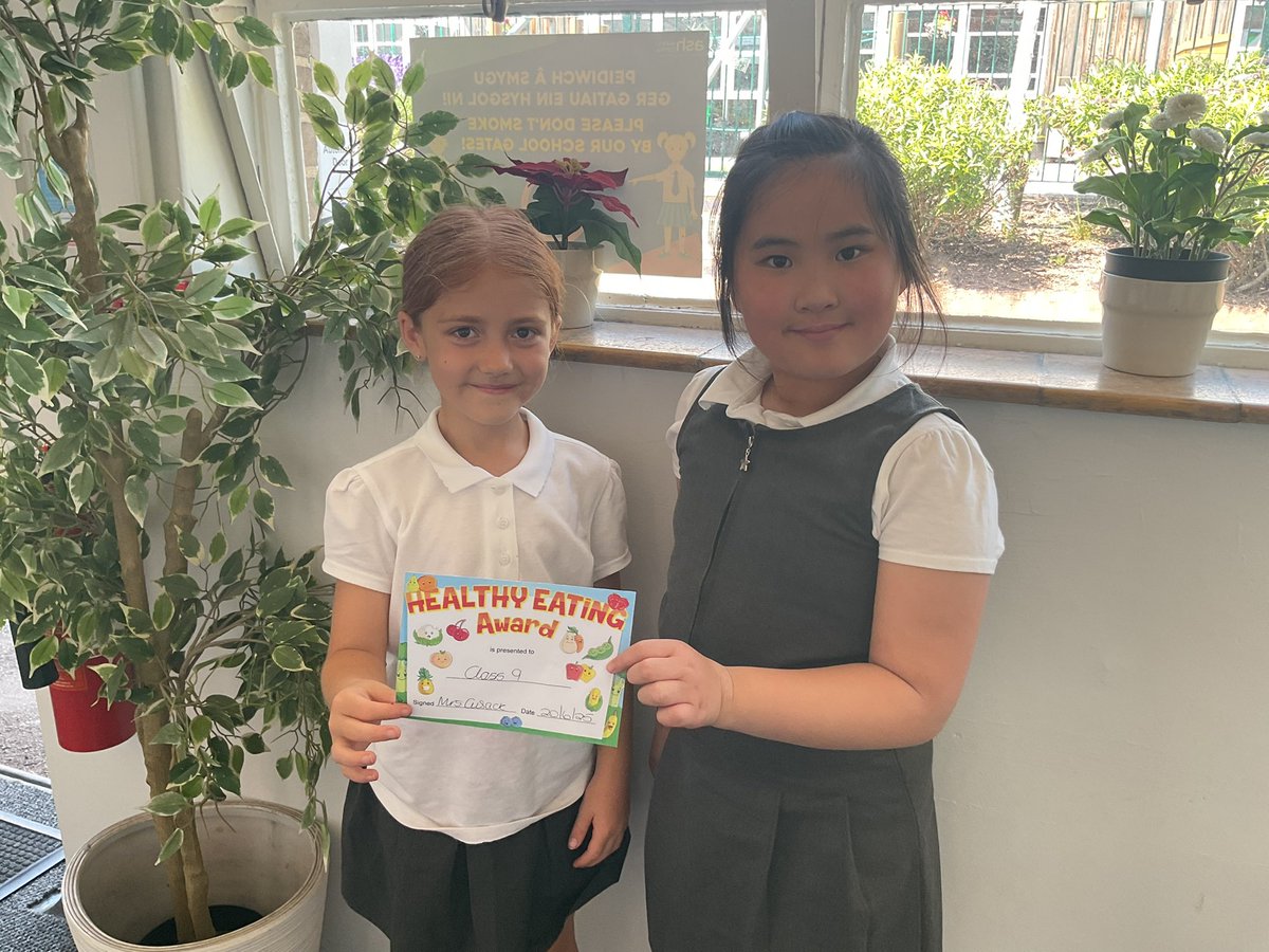 Da iawn #GPSClass9 for being such a healthy eating class!
