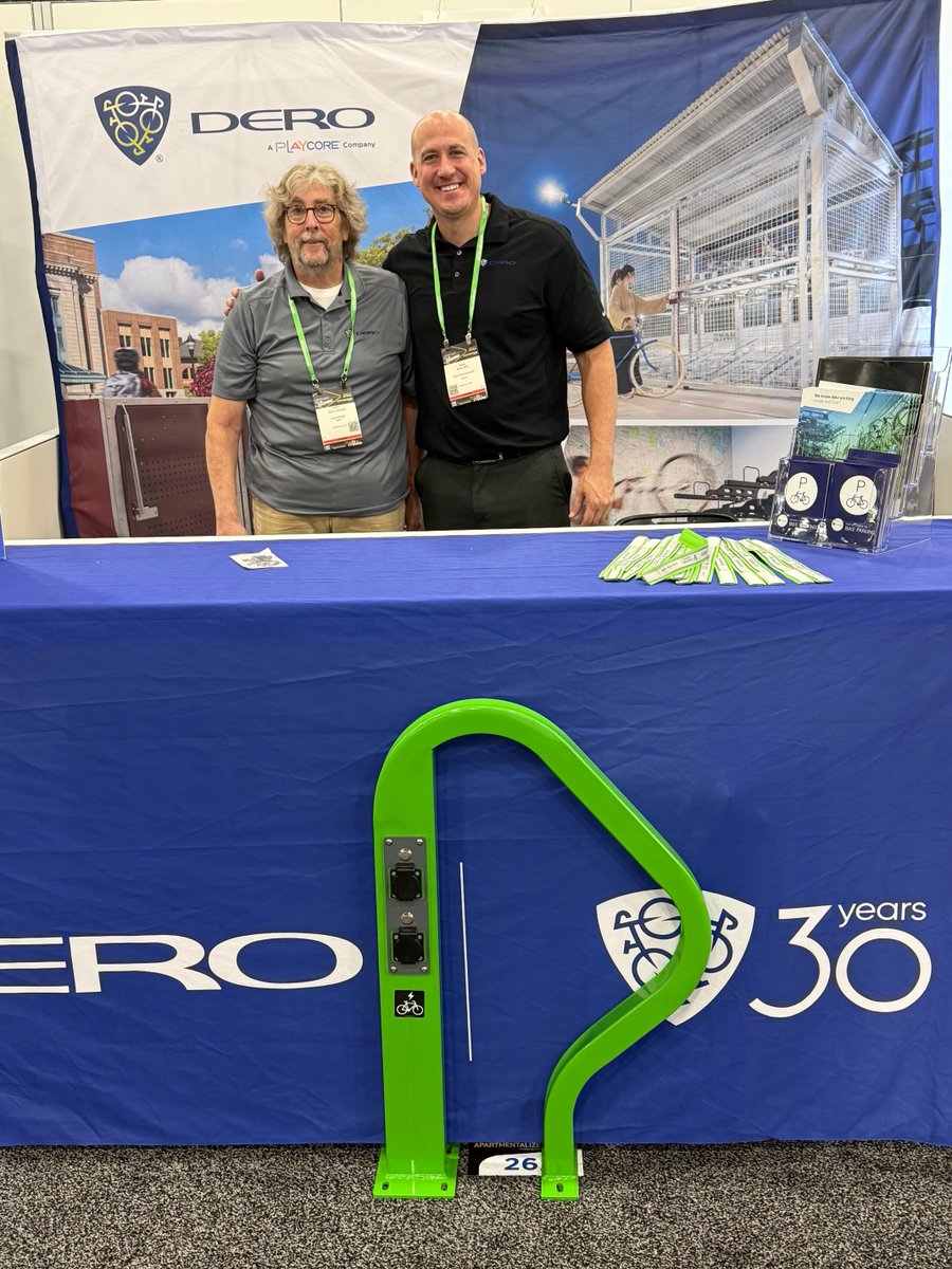 Our team has been busy hitting the road the last few weeks—from AIA in Boston, to IMPI in Louisville, to NAA in Vegas! Huge thanks to everyone who stopped by our booth. We loved connecting with you and sharing how Dero supports bike-friendly spaces across the country. 🚲