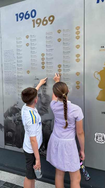 Some of our year 5 &amp; 6 play leaders had a great visit to Elland Road this morning!