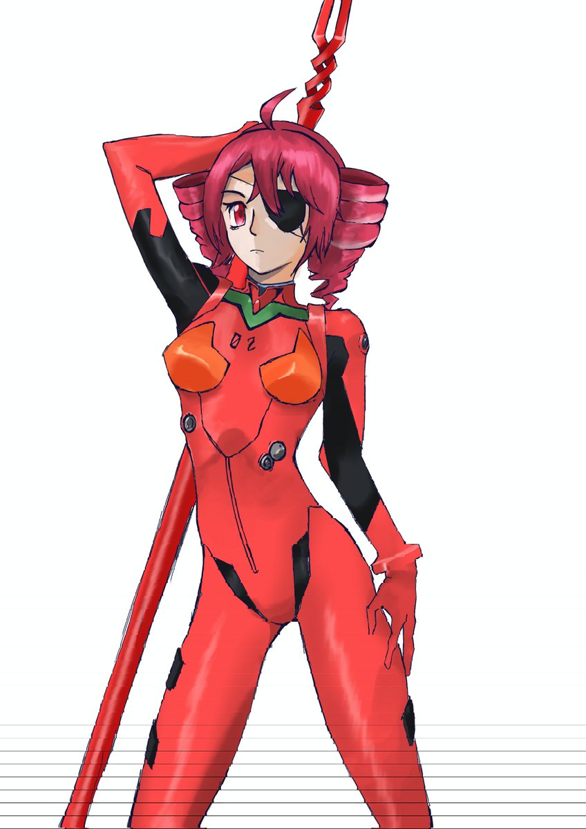 Drew my 31 y/o wife in Asuka Shikinami's plugsuit

#KasaneTeto
#Evangelion