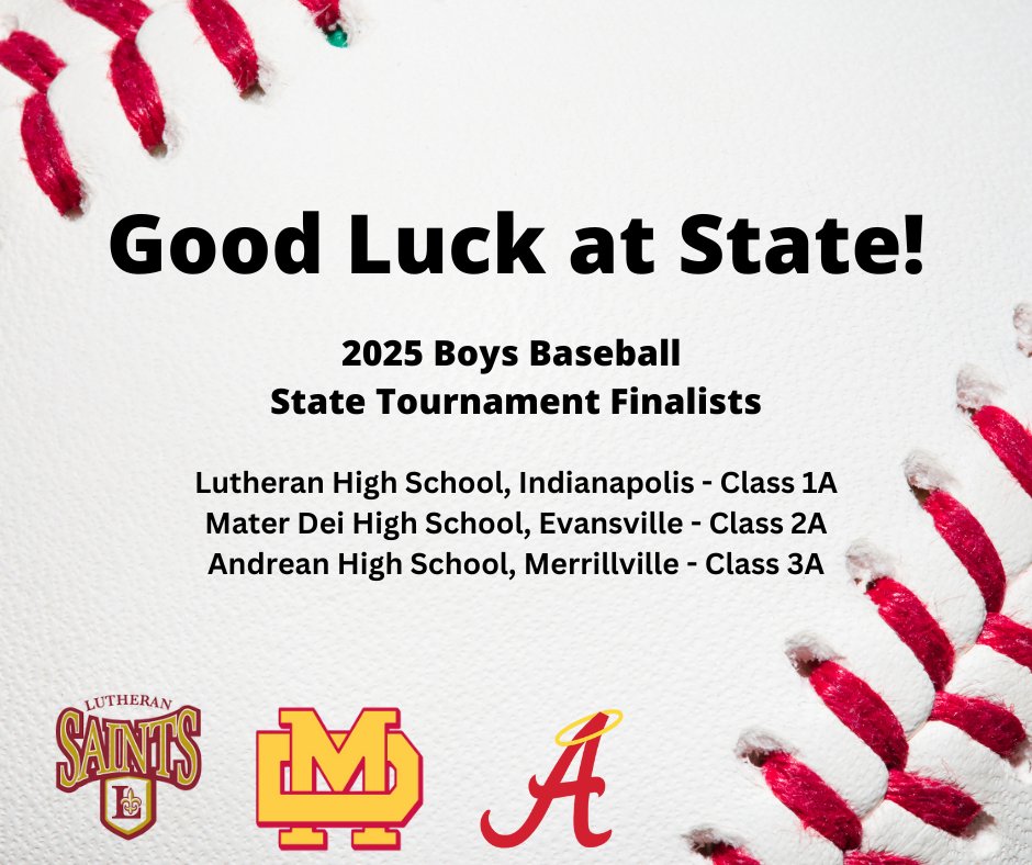 Good luck to INPEA member schools with teams competing in the 2025 IHSAA Baseball State Finals this week! We are proud of you!