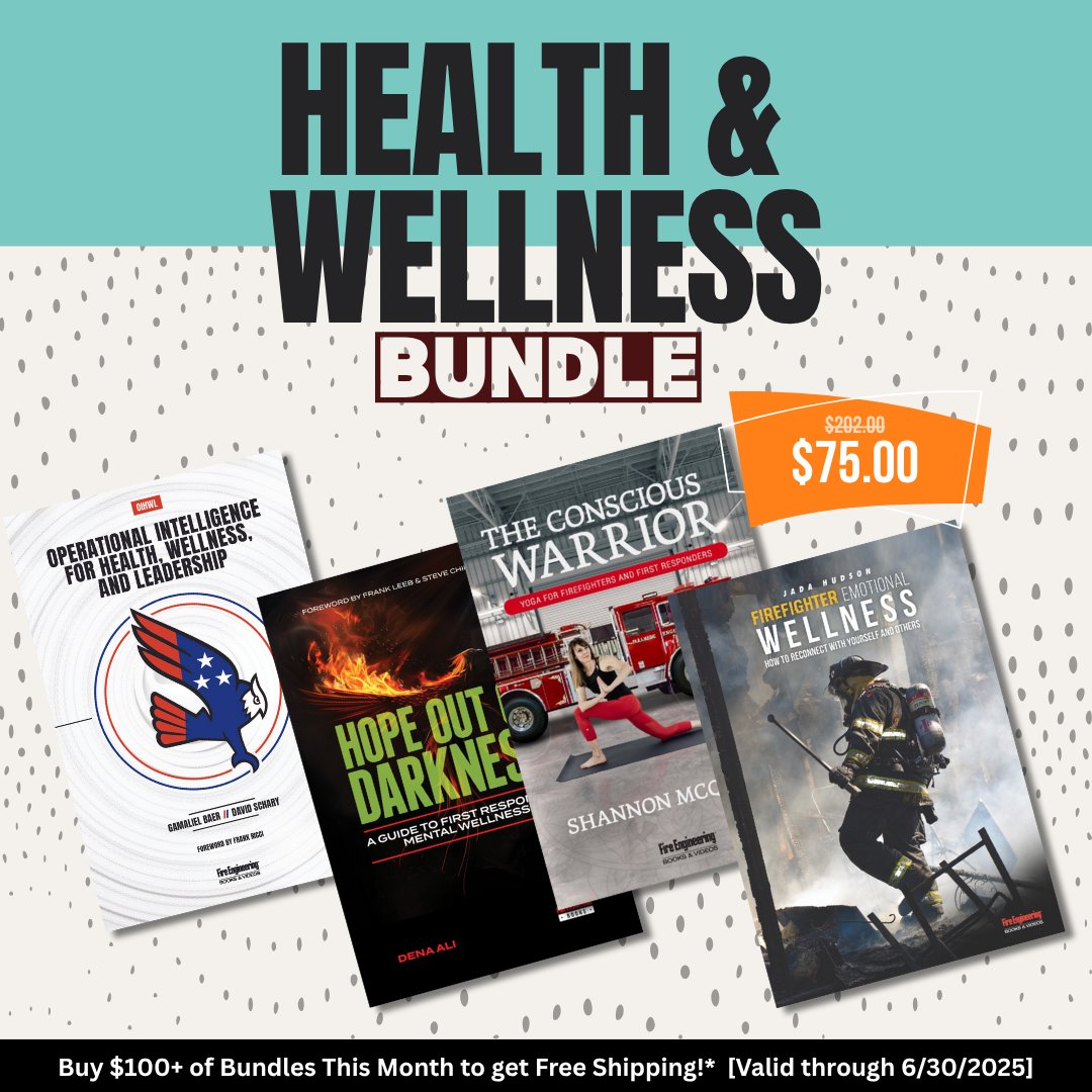 🧠The Health &amp; Wellness Bundle is here to help you show up stronger—on the job and at home! From emotional wellness to leadership through self-care, this bundle delivers four powerful resources for first responders ready to prioritize their well-being.

👉 ow.ly/wejz50Wakte