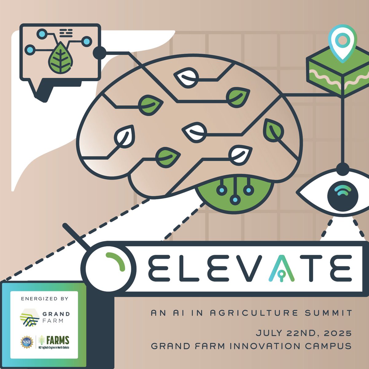 TheGrandFarm's tweet image. 📢 We have less than a month until Elevate: An AI in Agriculture Summit!
Join us on July 22 at the Grand Farm Innovation Campus in Casselton, ND to explore how AI is transforming food systems 🌱🤖
Grab your tickets before they're gone at: grandfarm.com/elevate/ 🙌