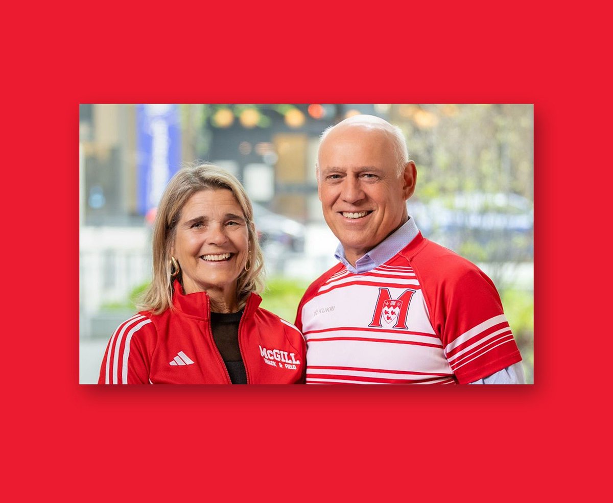 Monica Leitham Hantho, BEd'81, and Mark Hantho, BCom'81, have gifted $1.25-million to McGill, in support of women's athletics, while helping to drive discovery at the Sylvan Adams Sports Science Institute (SASSI).

Learn more: mcgill.ca/x/id7