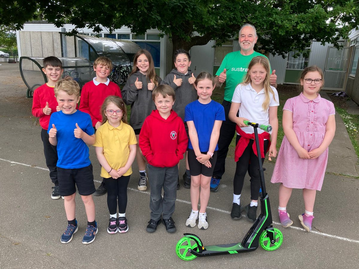 👏 Llongyfarchiadau mawr i Ysgol Gynradd Croesty ac Ysgol Fabanod Bryntirion am eu perfformiad rhagorol yn her Big Walk and Wheel, Sustrans! 

Da iawn bawb!