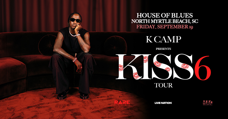 ON SALE NOW! <a href="/kcamp/">FLOAT</a> is bringing the Kiss 6 Tour to House of Blues Myrtle Beach on 9/19!
🎟️ Tickets: bit.ly/4l2ZGxe