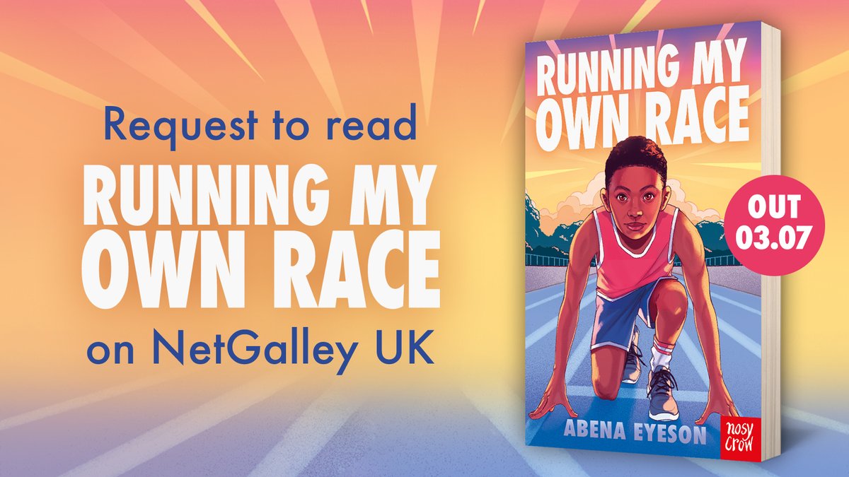 Nosy Crow (@nosycrow) on Twitter photo 🌟 Request to read: ow.ly/9kZf50WcSiB 🌟
Weaving together themes of class, racial stereotypes and bullying, Running My Own Race is an empowering and accessible depiction of contemporary boyhood. 
Written by debut middle-grade author Abena Eyeson. 🌟 Request to read: ow.ly/9kZf50WcSiB 🌟
Weaving together themes of class, racial stereotypes and bullying, Running My Own Race is an empowering and accessible depiction of contemporary boyhood. 
Written by debut middle-grade author Abena Eyeson.