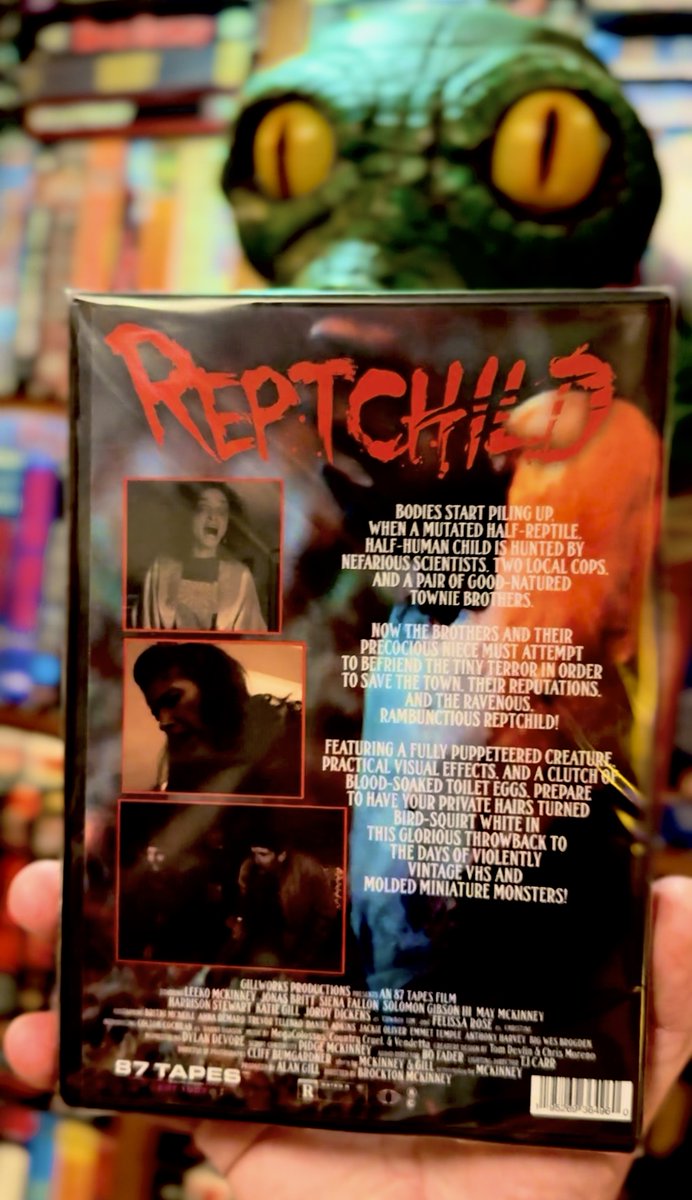 BrocktnMckinney's tweet image. Our full-length indie horror comedy film REPTCHILD is now available! We have special edition limited DVDs in-hand and ready to ship right now. Grab yours right HERE:
ultimatecomics.com/reptchild/
HUGE, massive thanks to our entire cast and crew and Happy Reppie Day!