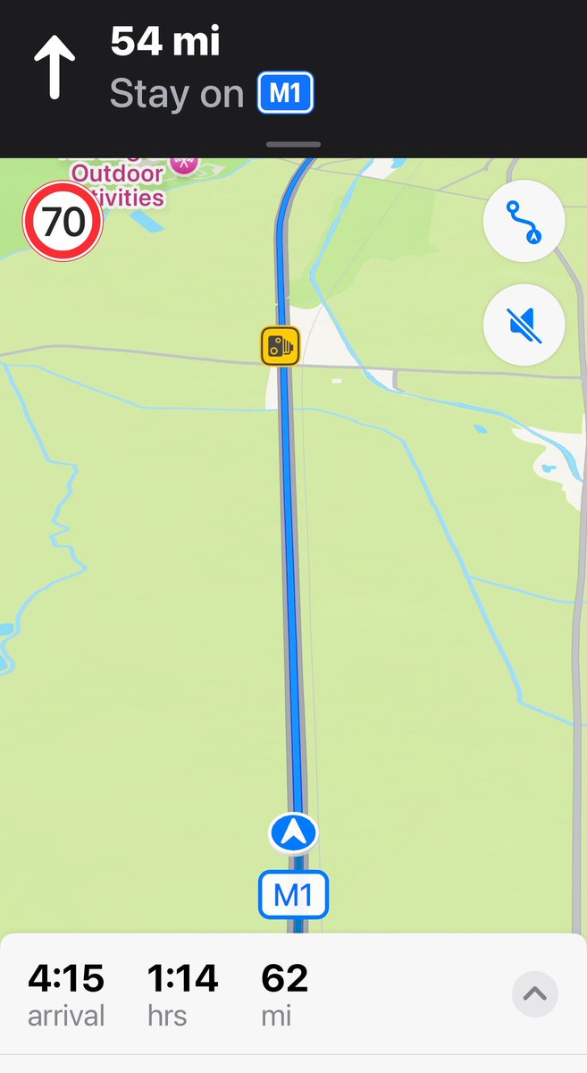 We’ve just set off from a rest stop. See you at 4.15!