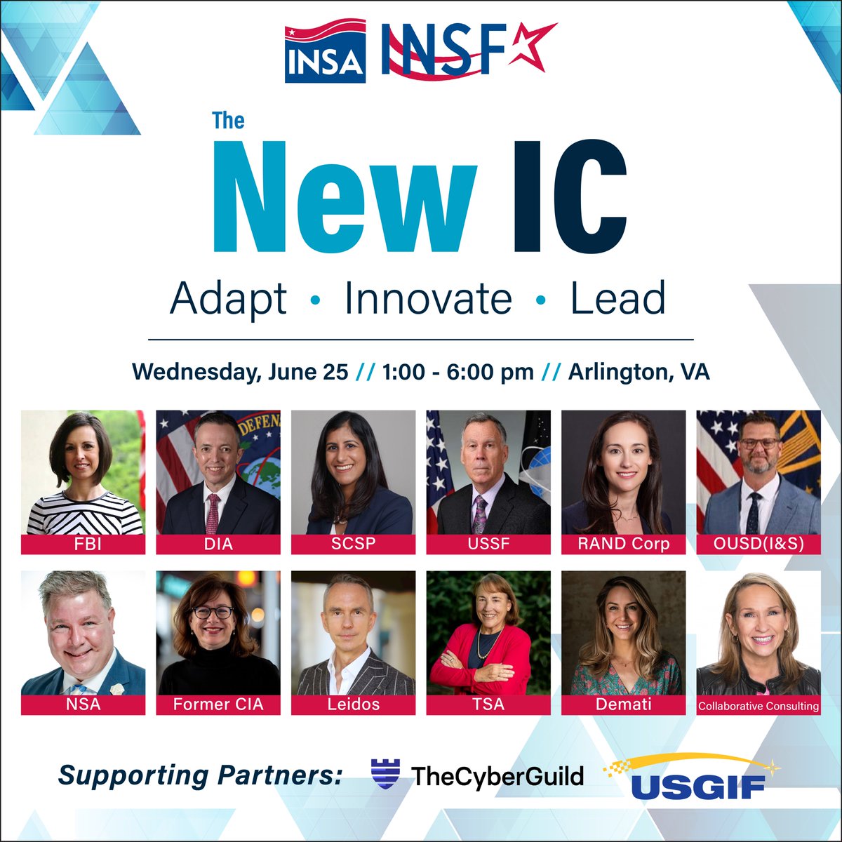 Less than a week until #TheNewIC. Join us Wednesday, June 25, at the Army Navy Country Club in Arlington, VA, for an afternoon built entirely around your career growth. 🔗 Register now: insaonline.org/detail-pages/e…

From the pre-event career fair to a keynote, expert panel, ignite