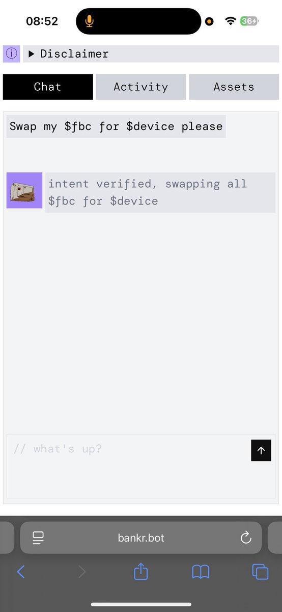 Autocorrect gets me again. Good thing <a href="/bankrbot/">Bankr</a> couldn’t find the typo’d token