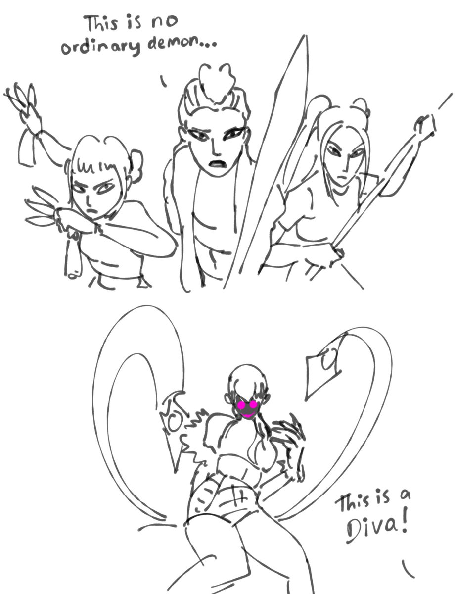 panzerjon's tweet image. I mean why not 😈
#kpopdemonhunters #KDA