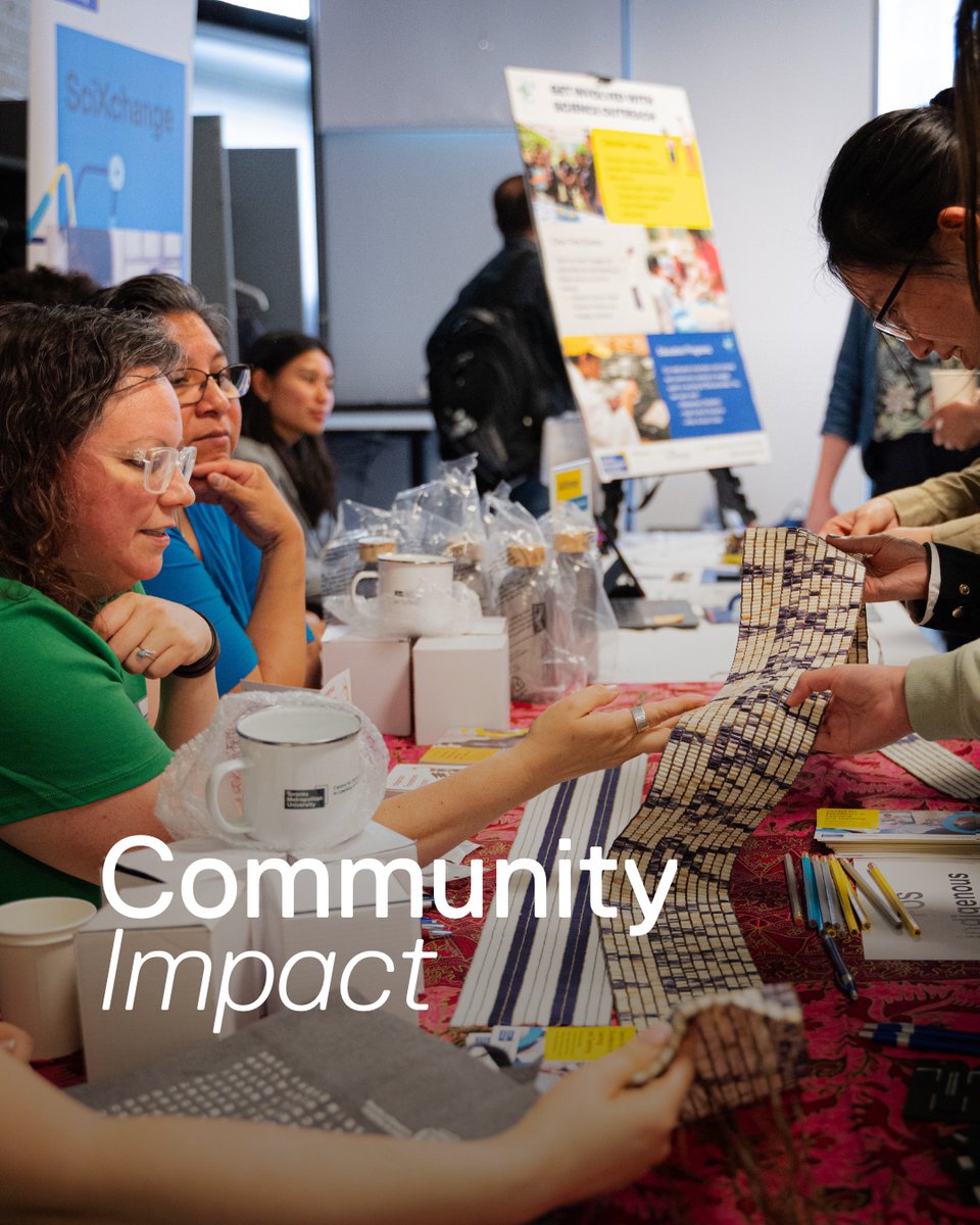 TorontoMetSci's tweet image. Last year was an impactful year of community outreach and science education at the Faculty of Science, and our busiest yet with Indigenous programming. Read more about science outreach in our Year in Review: torontomu.ca/science/year-i…
#IndigenousPeoplesDay