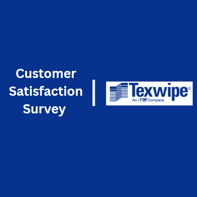 At Texwipe, we’re always looking for ways to improve your experience and better serve your cleanroom needs.
 
We’d be grateful if you could take just 2 minutes to complete our short Customer Satisfaction Survey. 

Link to survey: qualtricsxm2t9q3vr9v.qualtrics.com/jfe/form/SV_be…

Thanks for your support!