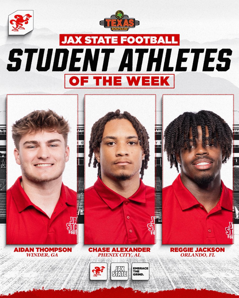 𝐒𝐭𝐮𝐝𝐞𝐧𝐭 𝐀𝐭𝐡𝐥𝐞𝐭𝐞𝐬 of the Week❗️

Presented by Texas Roadhouse 🥩

#EmbraceTheGrind | #AKC