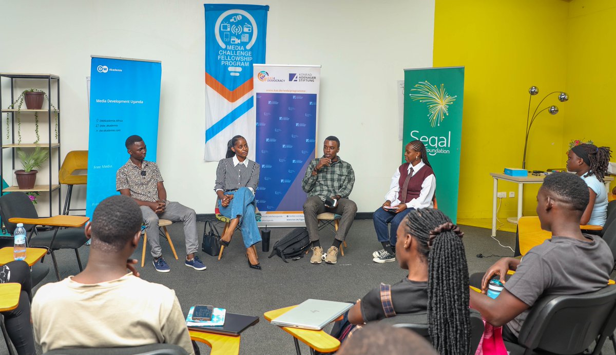 Media Challenge Initiative (@imchallengeug) on Twitter photo 📱 Swipe right on your digital dreams ➡️
We had a Media Innovators & Digital Influencers panel discussion where our panelists <a href="/LindaEvelyn_N/">Linda Evelyn Namulindwa</a>, <a href="/MartDibba/">Martin Mugambi</a> & <a href="/Ishmaelthehost/">ISHMAEL.</a> shared strategies that our #MediaFellowshipUg fellows need to mint from their digital platforms. 📱 Swipe right on your digital dreams ➡️
We had a Media Innovators & Digital Influencers panel discussion where our panelists <a href="/LindaEvelyn_N/">Linda Evelyn Namulindwa</a>, <a href="/MartDibba/">Martin Mugambi</a> & <a href="/Ishmaelthehost/">ISHMAEL.</a> shared strategies that our #MediaFellowshipUg fellows need to mint from their digital platforms.