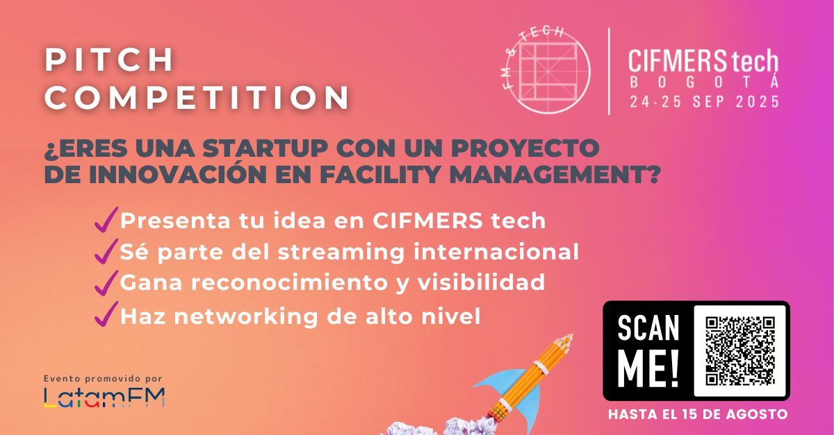 ✨ ¡𝗔𝘁𝗲𝗻𝗰𝗶𝗼́𝗻 𝘀𝘁𝗮𝗿𝘁𝘂𝗽𝘀 𝗱𝗲 𝘁𝗲𝗰𝗻𝗼𝗹𝗼𝗴𝗶́𝗮 𝗲 𝗶𝗻𝗻𝗼𝘃𝗮𝗰𝗶𝗼́𝗻! CIFMERS Tech Bogotá 2025 lanza la 𝗣𝗶𝘁𝗰𝗵 𝗖𝗼𝗺𝗽𝗲𝘁𝗶𝘁𝗶𝗼𝗻. Inscríbete antes del 15 de agosto. 𝗥𝗲𝗹𝗹𝗲𝗻𝗮 𝗲𝗹 𝗳𝗼𝗿𝗺𝘂𝗹𝗮𝗿𝗶𝗼 👉buff.ly/3ehSITg #Startup #FM