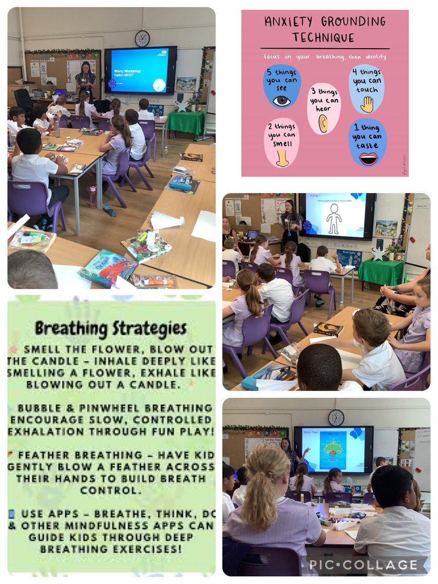 Class 3 have been learning about how they can ease their worries #StGerardsPSHE