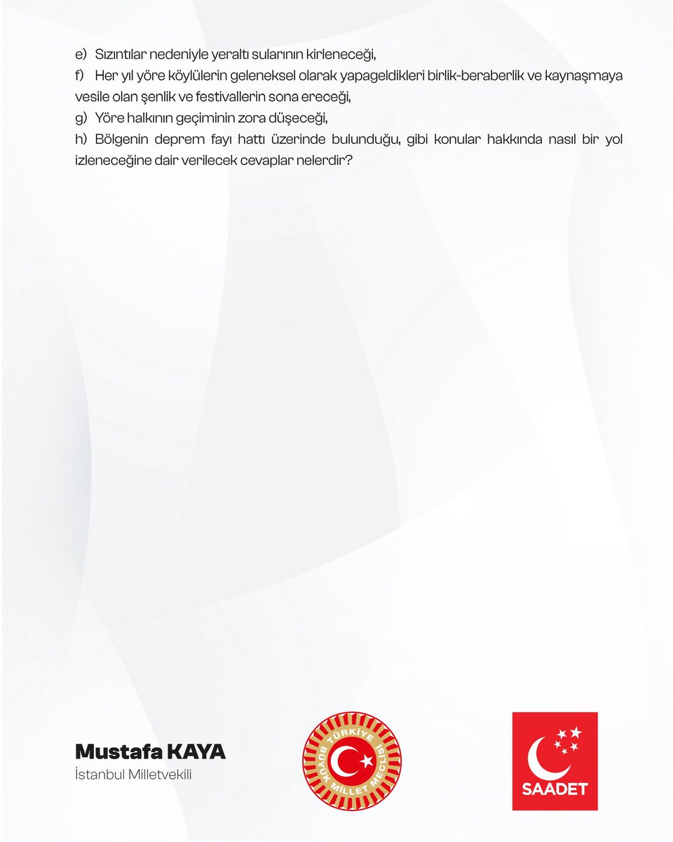 Sivas - Koyulhisar İlçemiz Çandır Köyü yakınlarında faaliyet gösteren Kurşun-Çinko-Bakır madeninin bölgeye etkilerini, sağlık açışında verdiği iddia edilen zararlarını, çevresel sonuçlarını anlamak adına Çevre Bakanı Sayın Murat Kurum tarafından cevaplanması talebiyle Soru