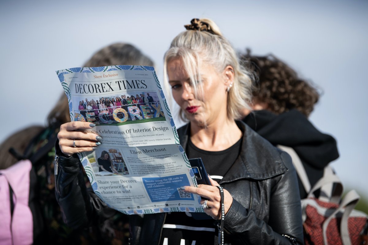 📬 Hot off the press: the first edition of The Decorex Times has landed! And it's LIVE now only only on our LinkedIn! Read it here: linkedin.com/feed/update/ur… 

#TheDecorexTimes #Decorex2025