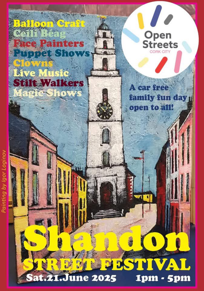 #Cork #Shandon Festival on Saturday 21st June 2025!