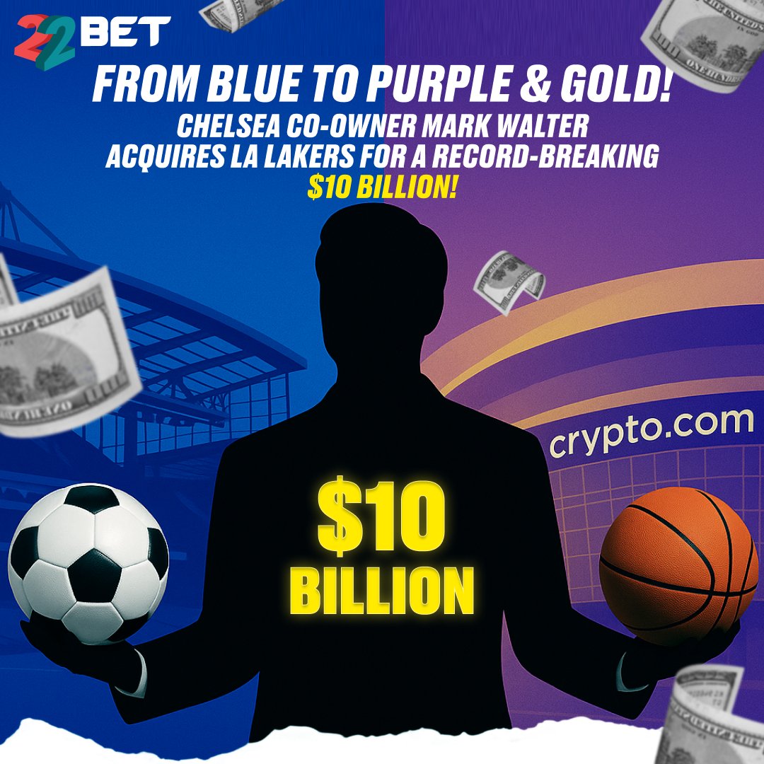 💰 Biggest Sports Takeover Ever!

Chelsea co-owner Mark Walter bought the Los Angeles Lakers for a record $10 billion (£7.45 billion), the priciest sports team takeover ever! 🏀🔥

What’s your take on this huge deal? Smart business or too much money in sports? 💭👇

#Lakers