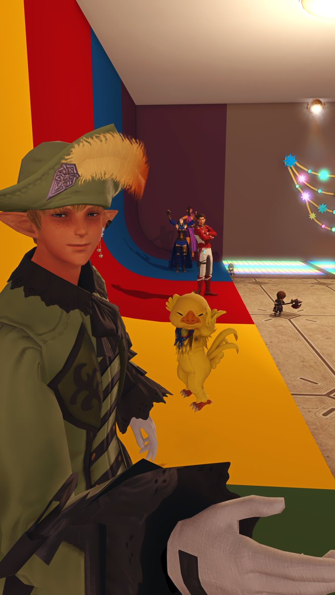 I watched FFXIV Producer Live Letter at Meteor Museum! The patrons and owner are watching the livestream,so I joined in too as a curious chick!

We took a picture after at the colored walls! My wall is mustard!

Website: meteormuseum.carrd.co
#YourStoryAP

Ravana Goblet W14 P49